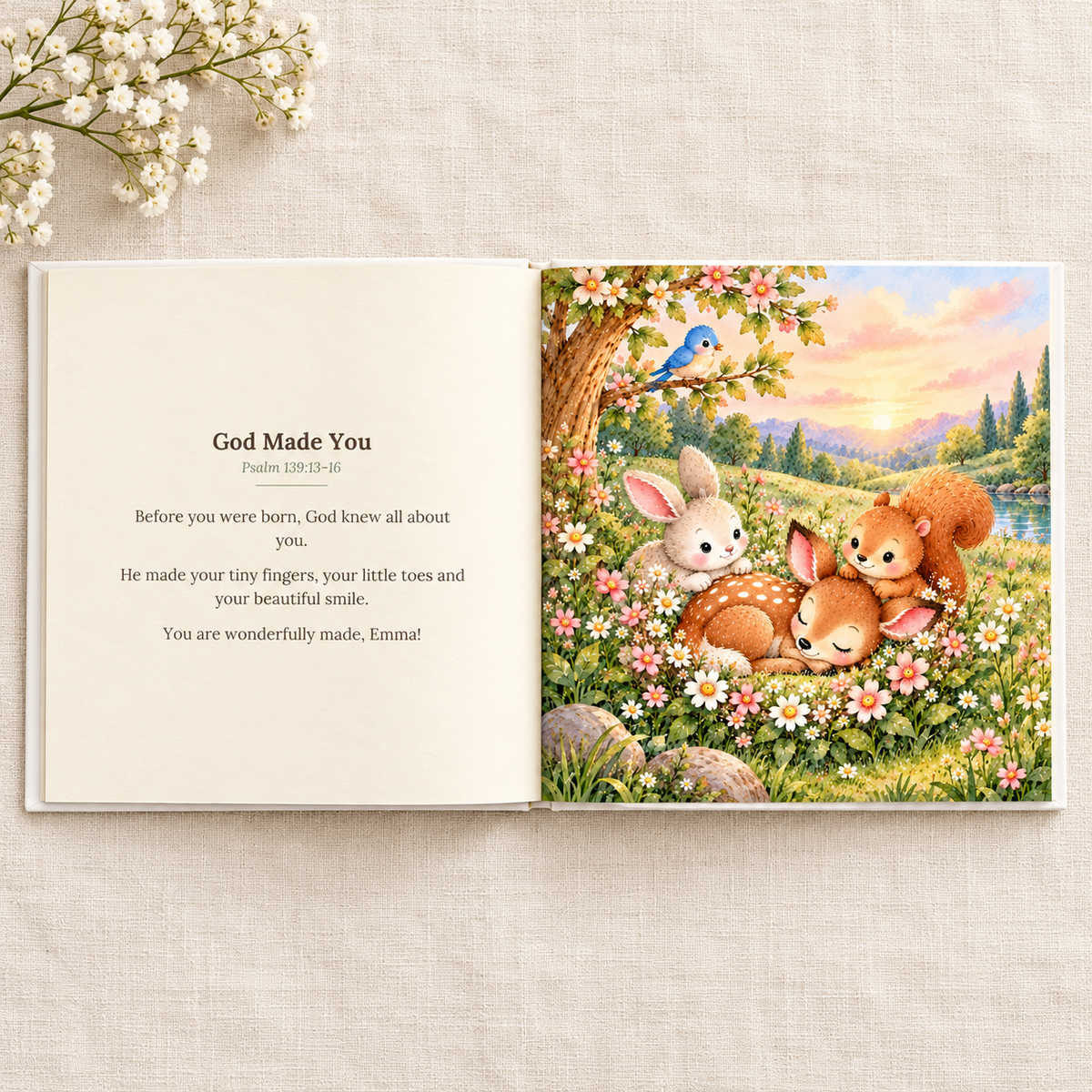 Personalized Book of Blessings