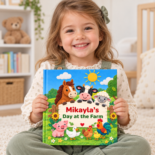 Personalized Day at the Farm Book