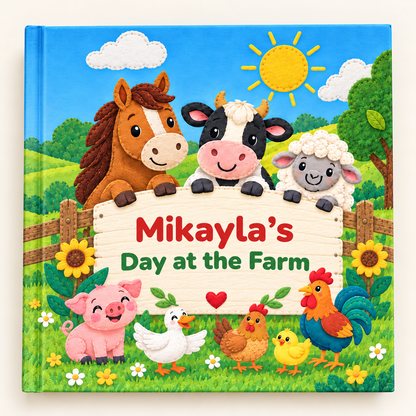 Personalized Day at the Farm Book