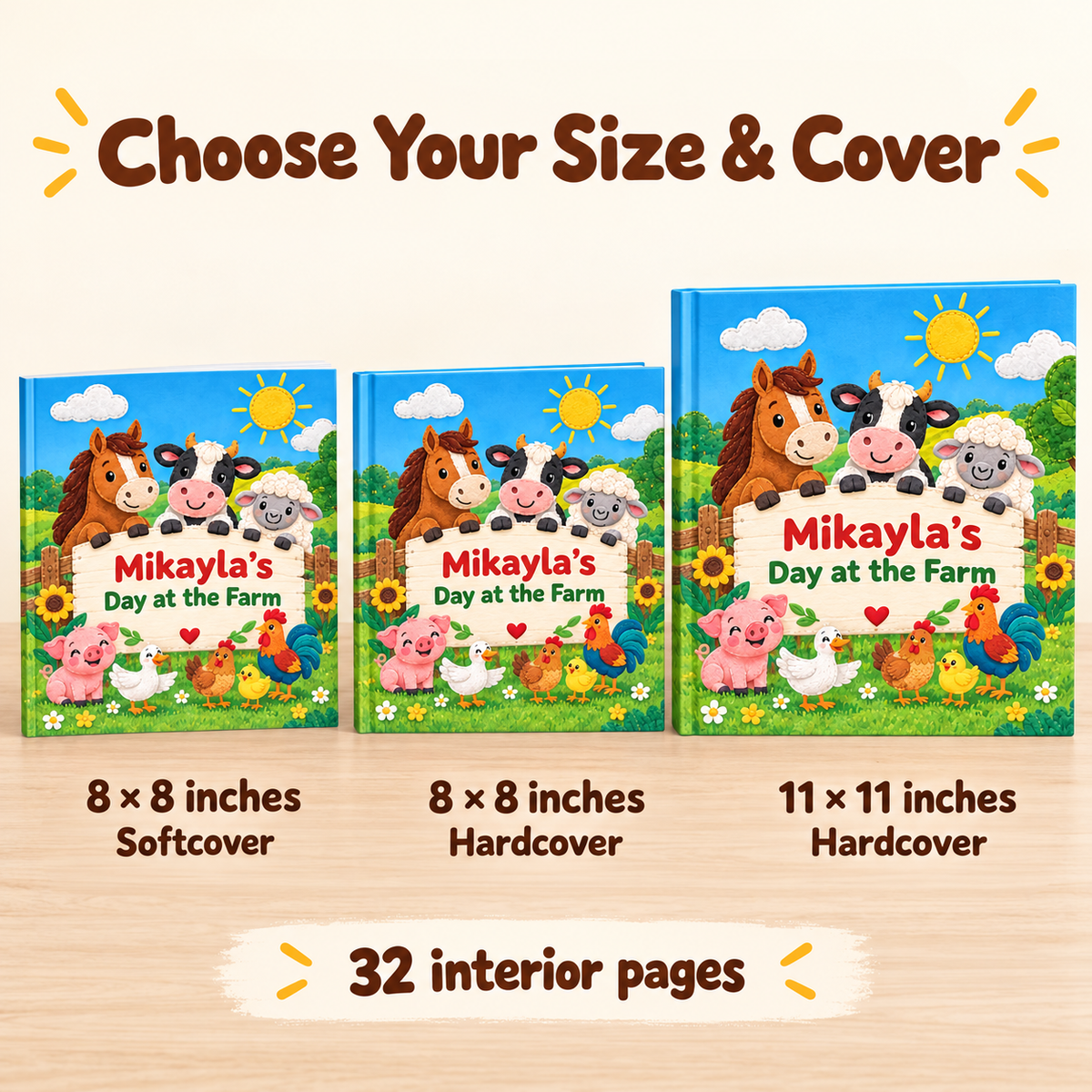 Personalized Day at the Farm Book