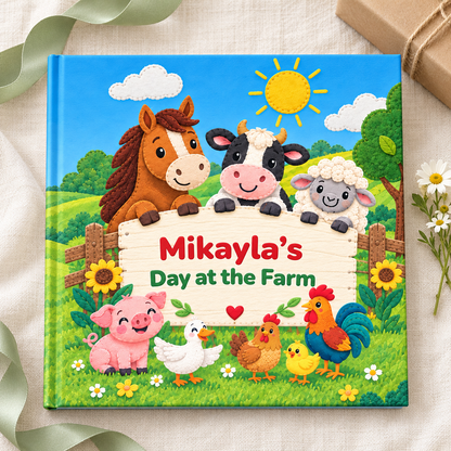Personalized Day at the Farm Book