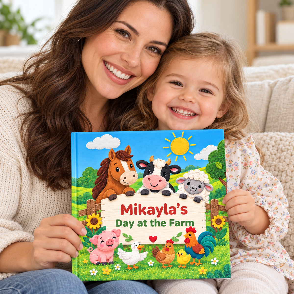 Personalized Day at the Farm Book