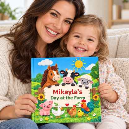 Personalized Day at the Farm Book