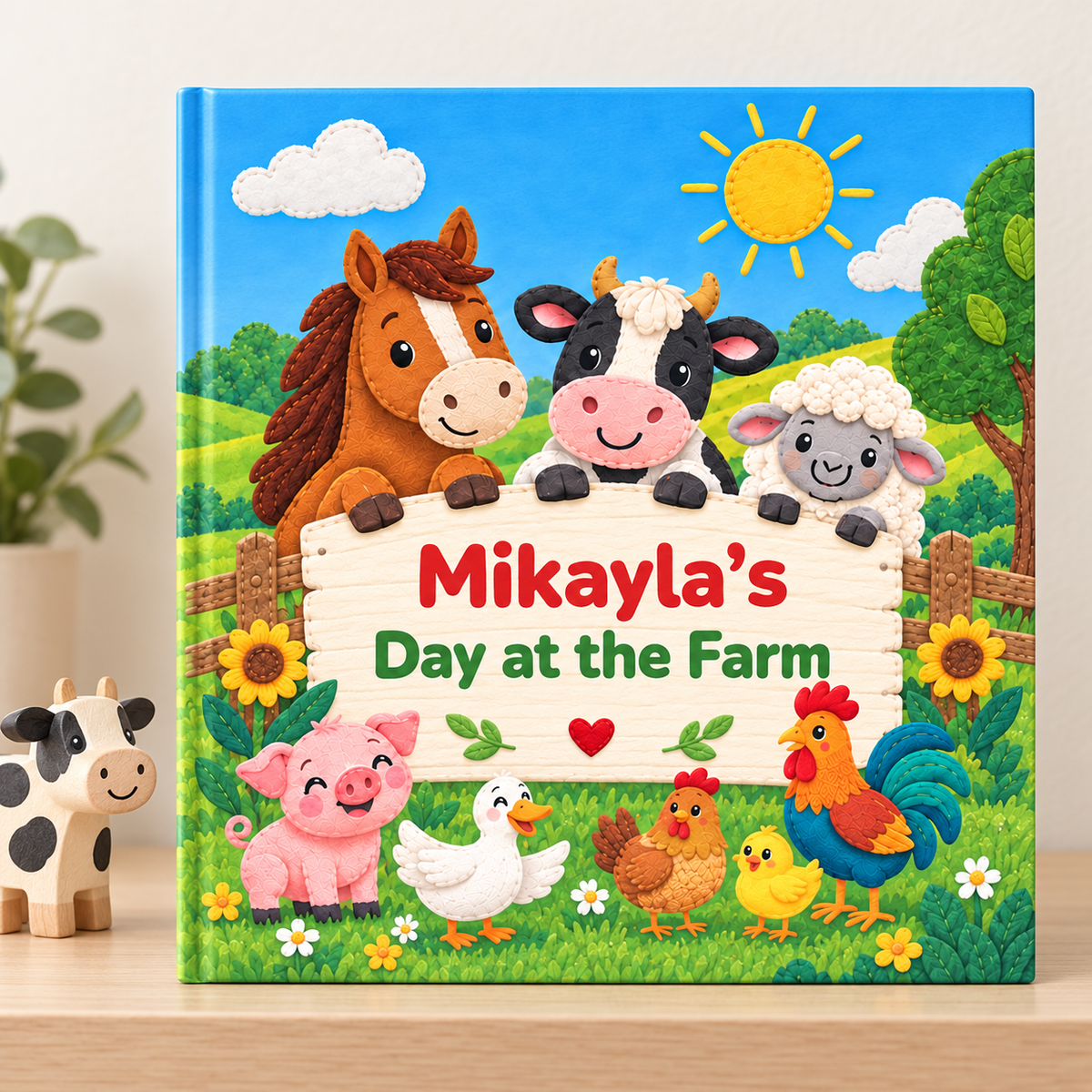 Personalized Day at the Farm Book