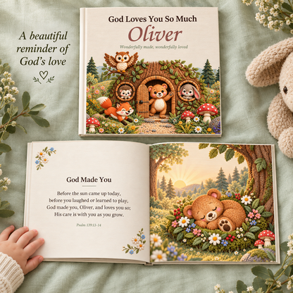 Personalized God Loves You So Much Book