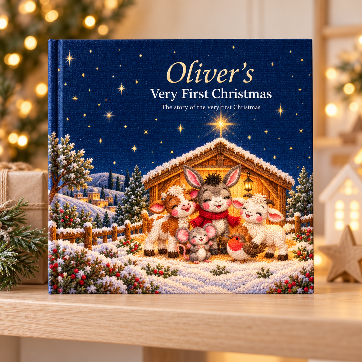 Personalized Very First Christmas Book