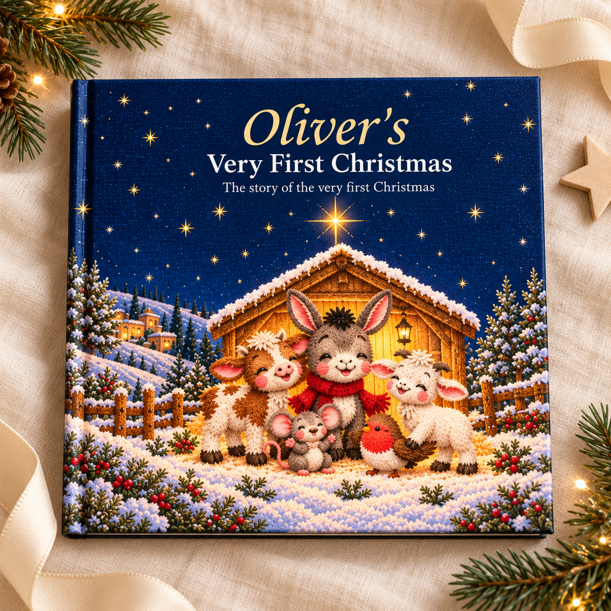 Personalized Very First Christmas Book