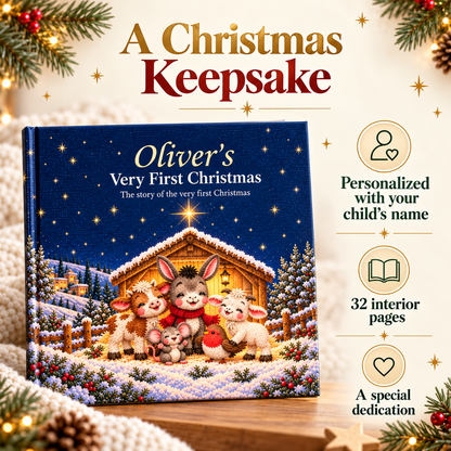 Personalized Very First Christmas Book
