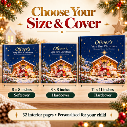 Personalized Very First Christmas Book