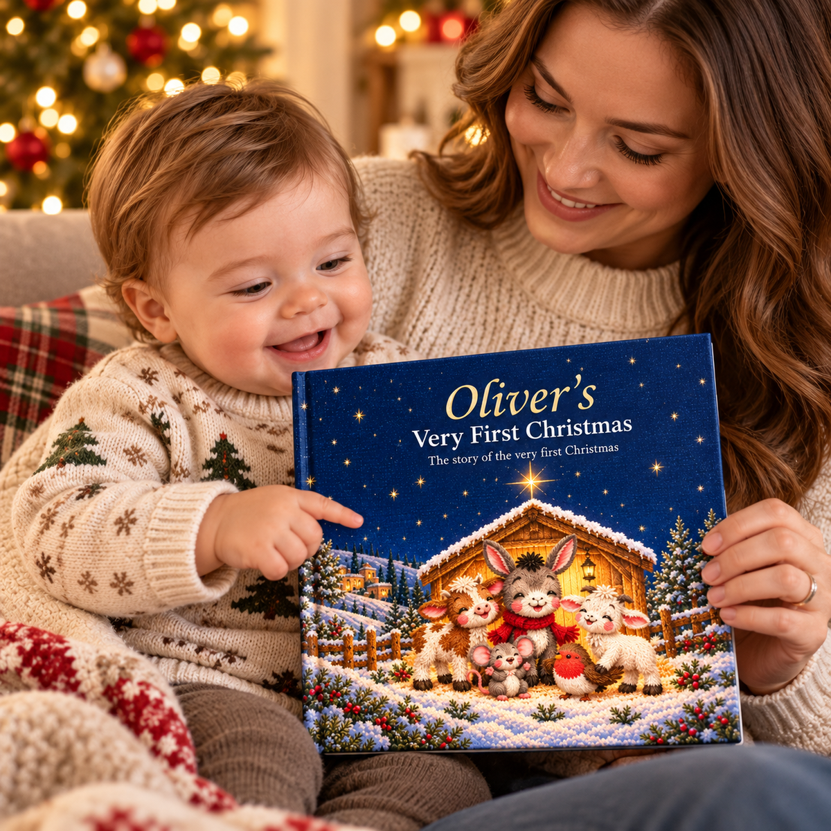 Personalized Very First Christmas Book