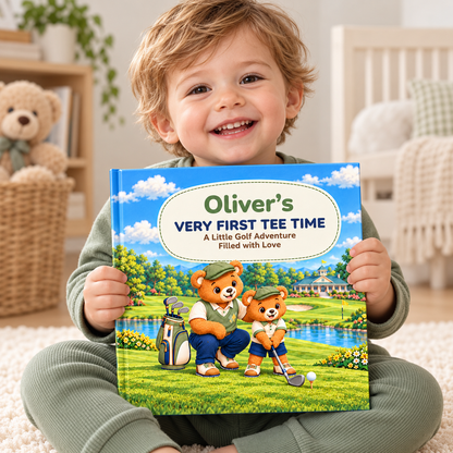 Personalized Very First Tee Time Book