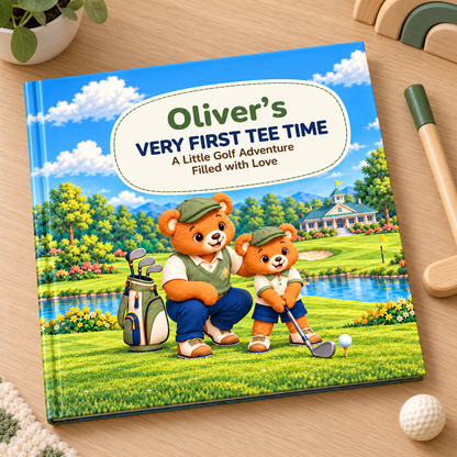 Personalized Very First Tee Time Book
