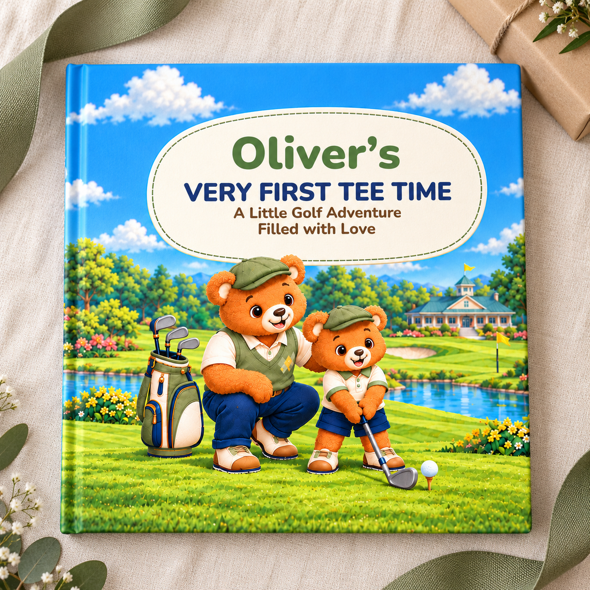 Personalized Very First Tee Time Book