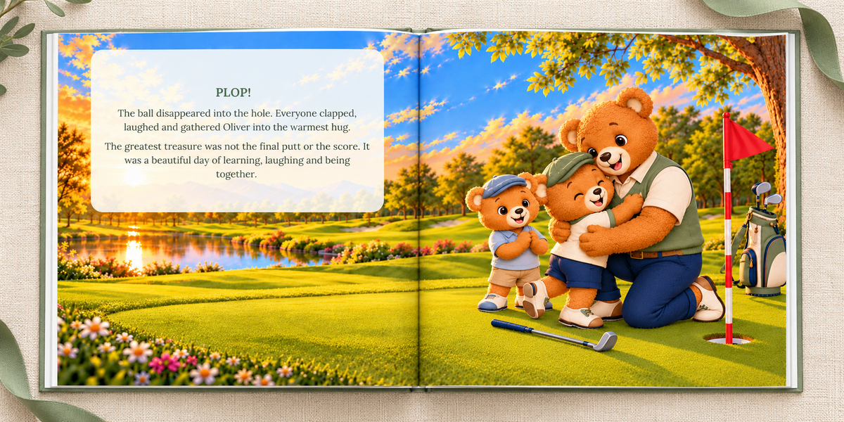 Personalized Very First Tee Time Book