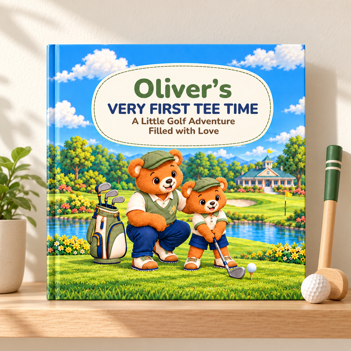Personalized Very First Tee Time Book