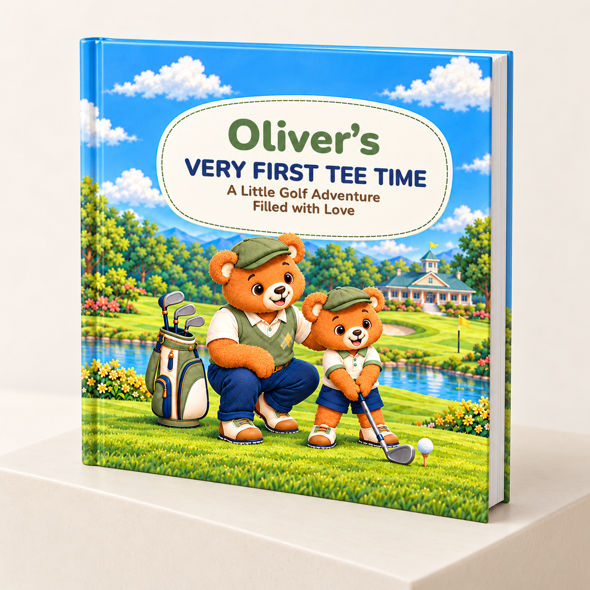 Personalized Very First Tee Time Book
