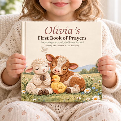 Personalized First Book of Prayers cover