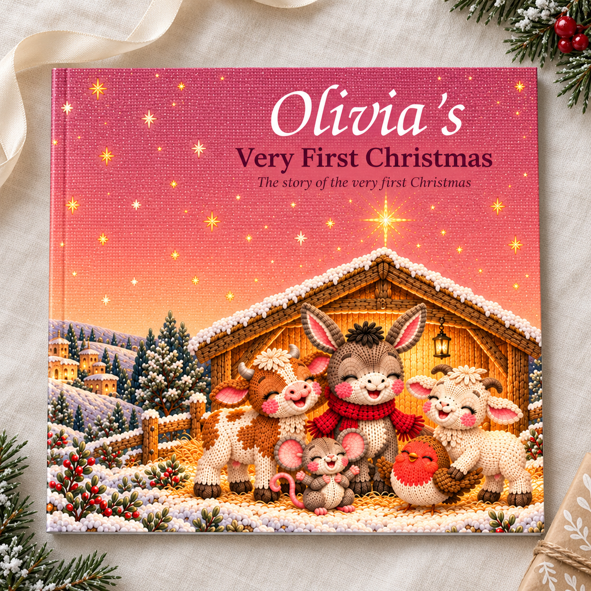 Personalized Very First Christmas Book