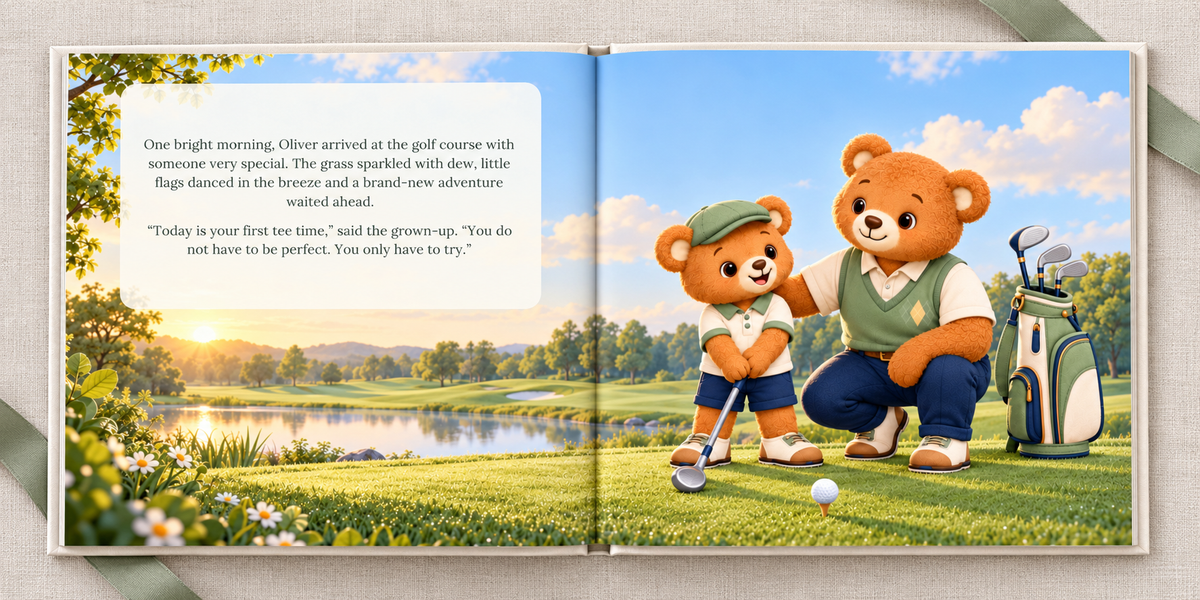 Personalized Very First Tee Time Book