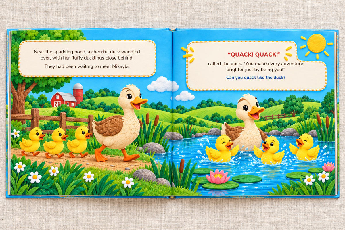 Personalized Day at the Farm Book