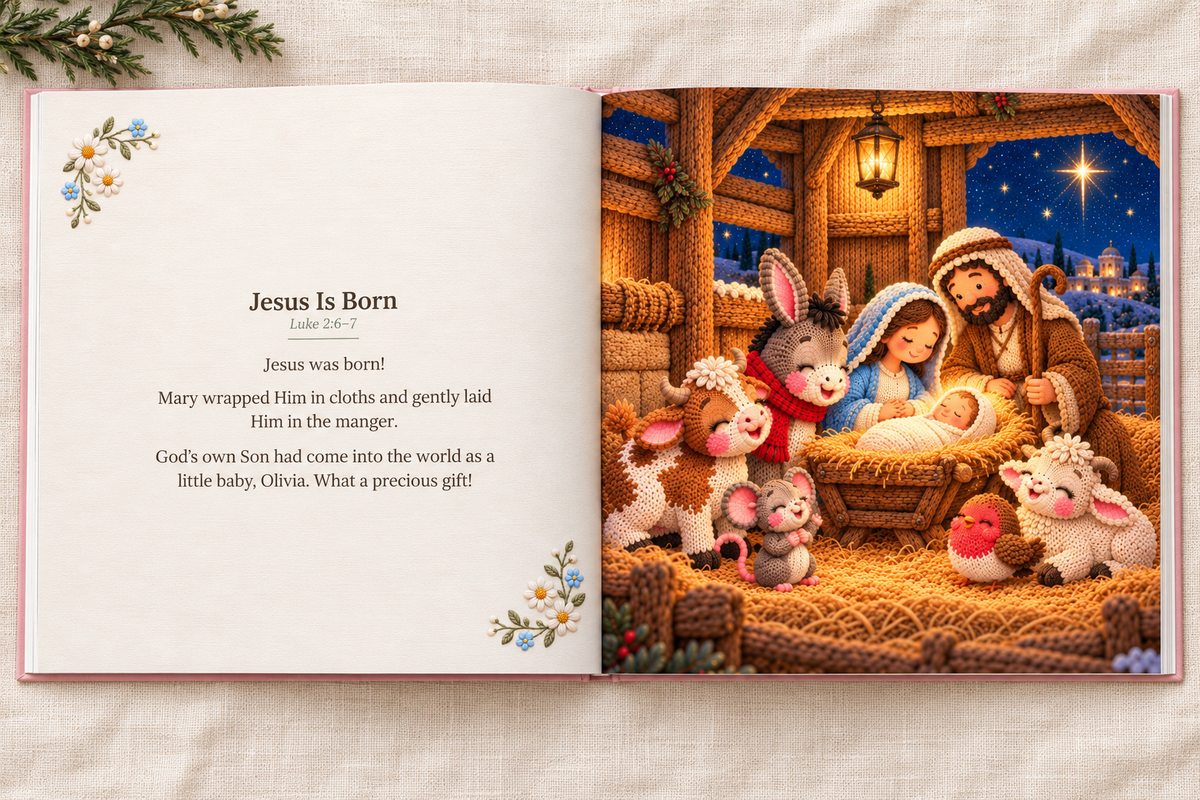 Personalized Very First Christmas Book