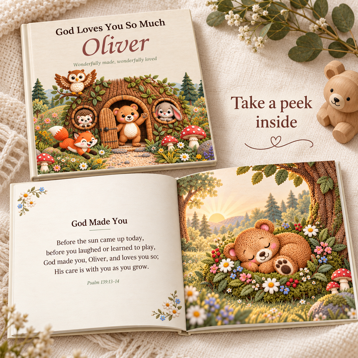 Personalized God Loves You So Much Book