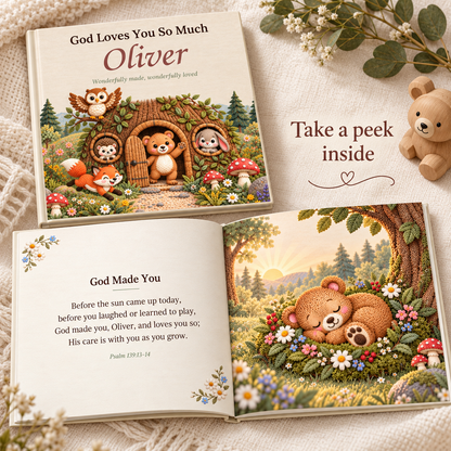 Personalized God Loves You So Much Book