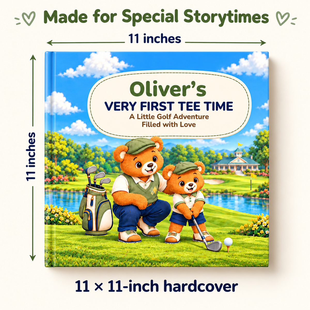 Personalized Very First Tee Time Book
