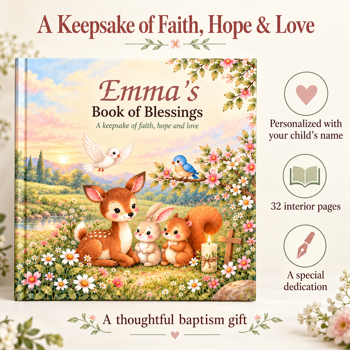 Personalized Book of Blessings