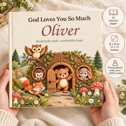 Personalized God Loves You So Much Book