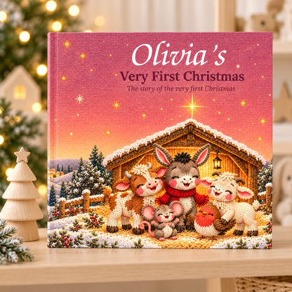 Personalized Very First Christmas Book